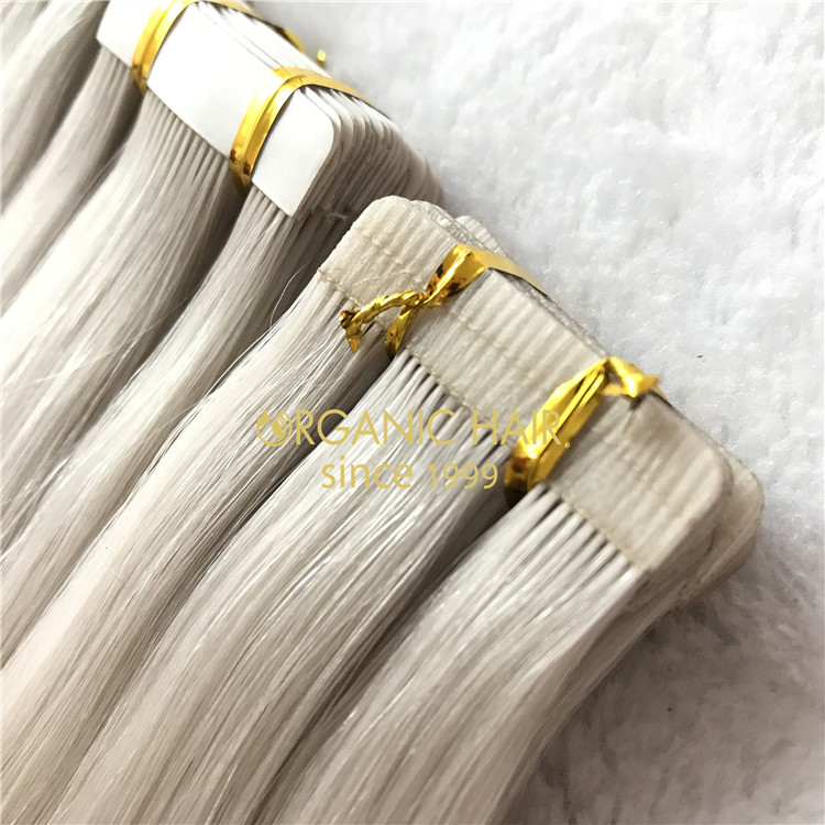 Hot popular color-#60A  for 30 inch tape in hair extension A102